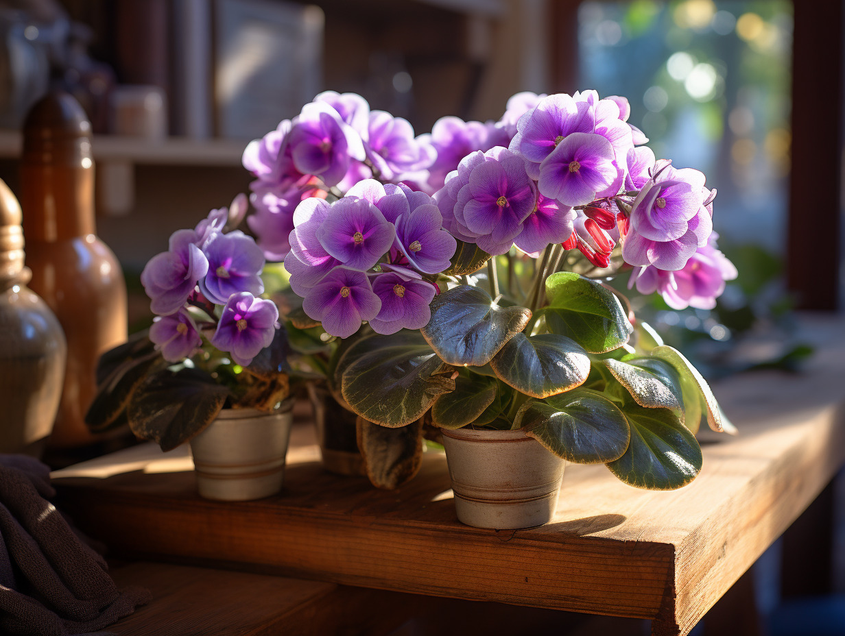 plante violette