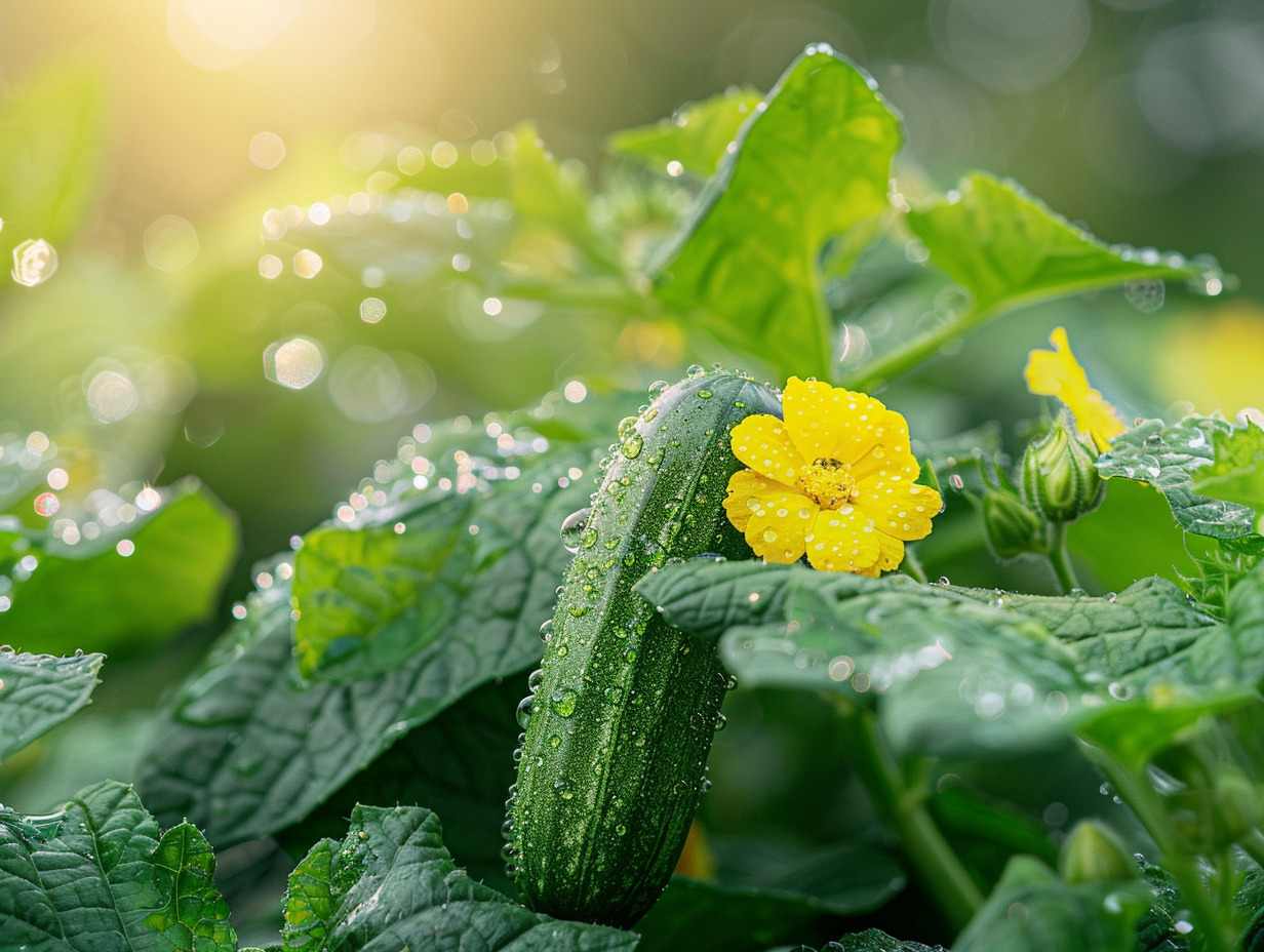 concombre potager