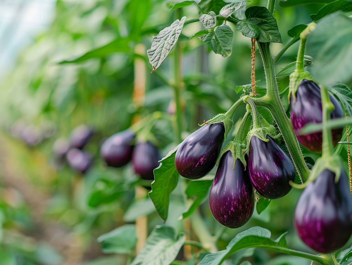 tuteurage aubergine