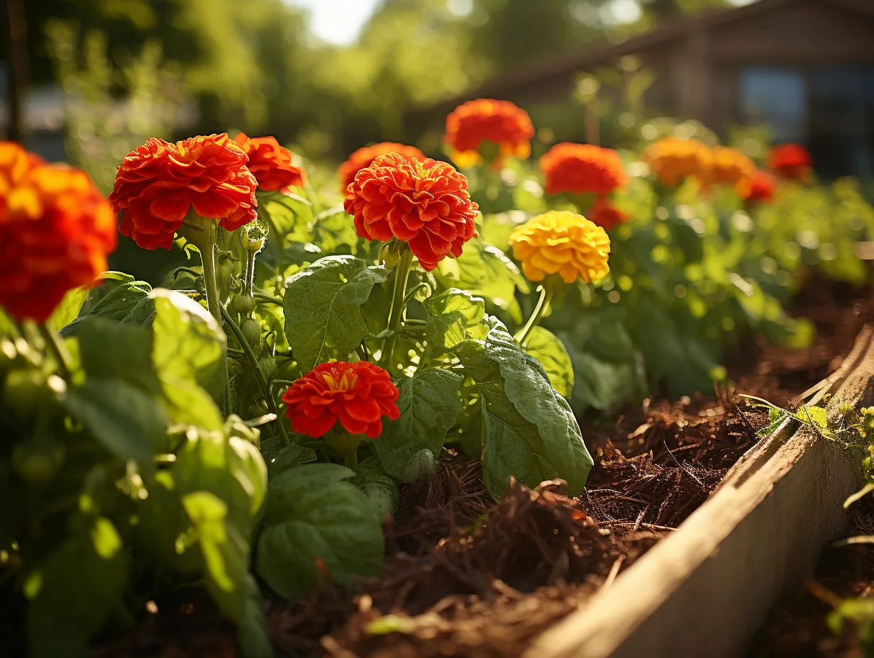 concombres cultivés avec succès dans un potager bien aménagé