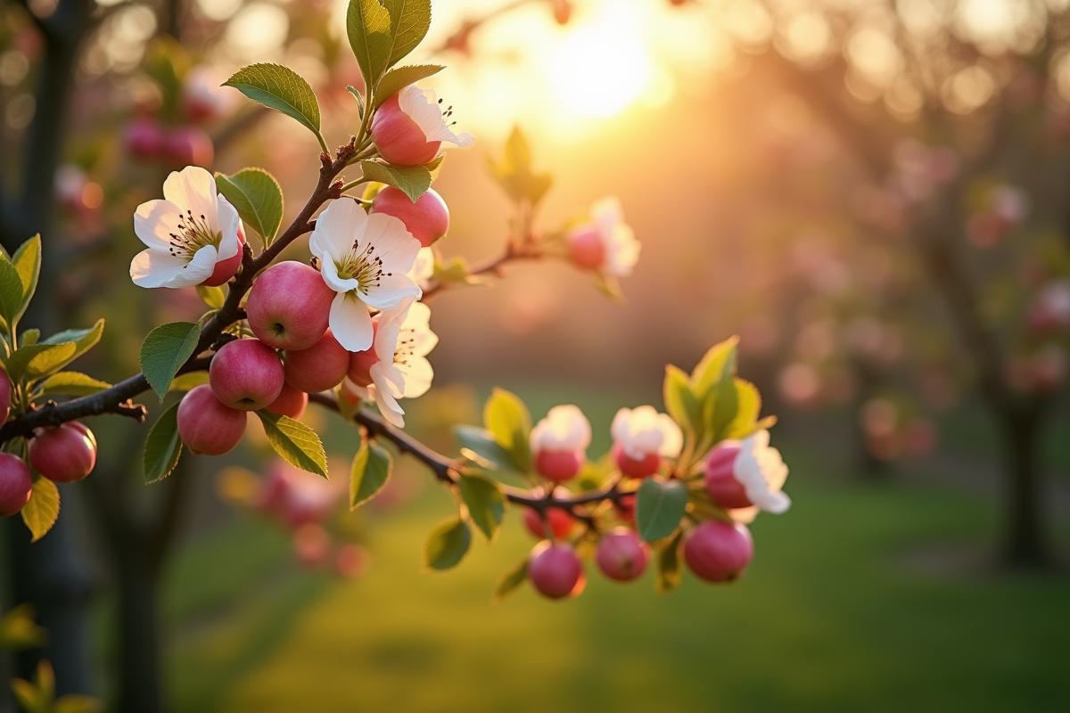 fleurs arbres