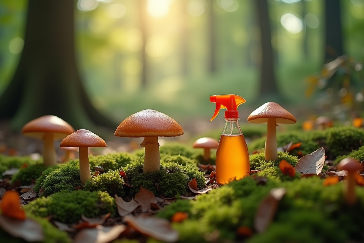 champignons terrain