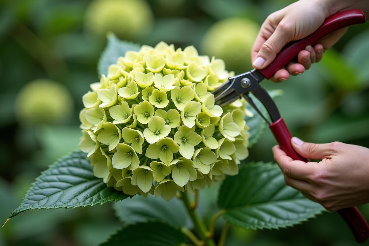 hortensias fleurs