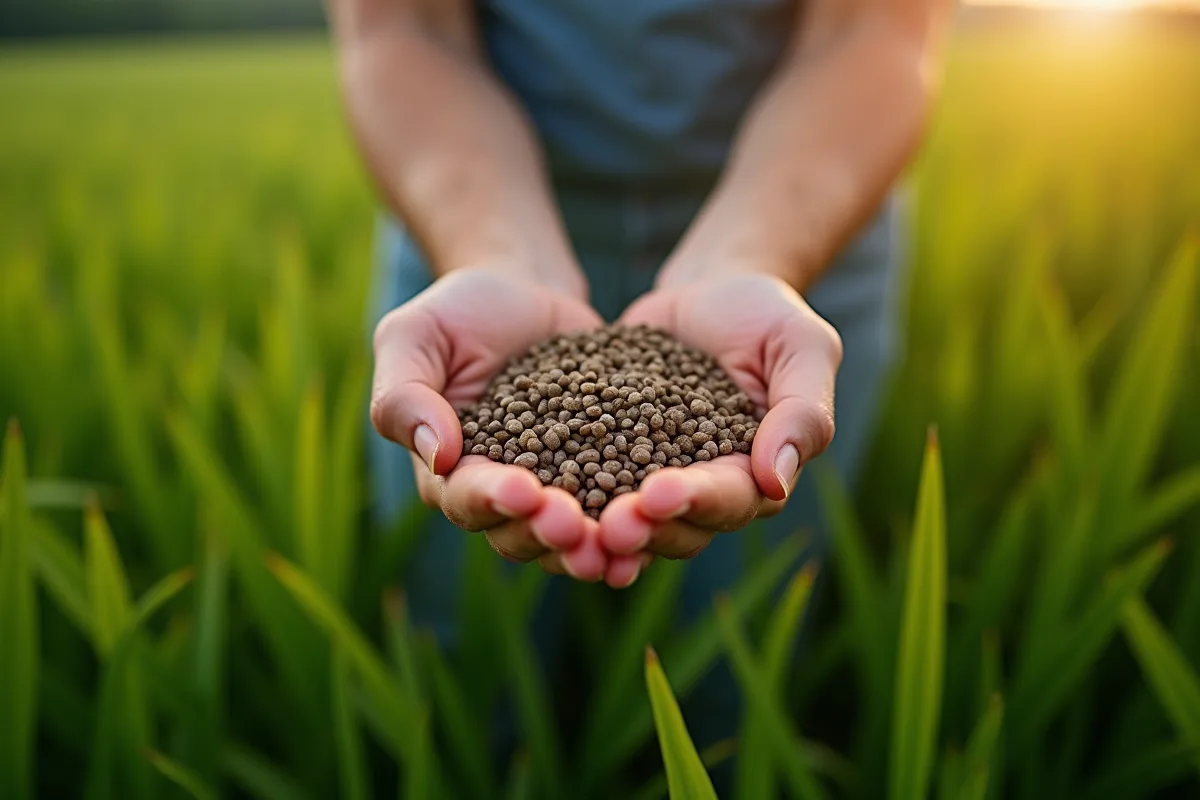 Graines reproductibles de différentes variétés dans un potager jardin